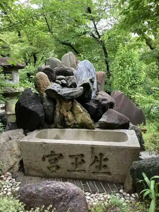 難波大社 生國魂神社の手水舎