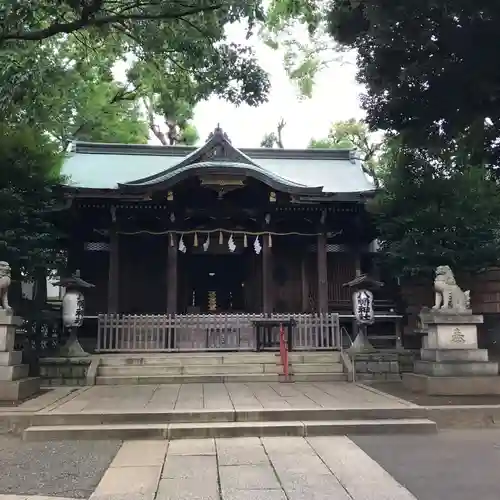 中目黒八幡神社の本殿・本堂