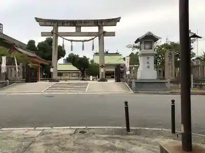 難波大社 生國魂神社の鳥居