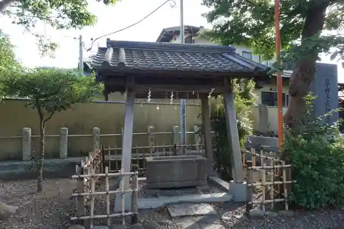 南篠崎天祖神社の手水舎