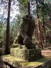 健武山神社の狛犬