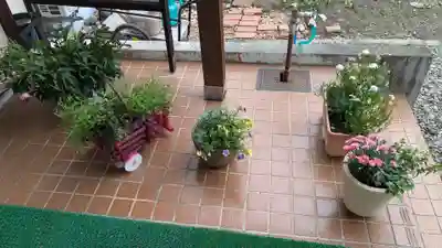 鹿追神社の庭園