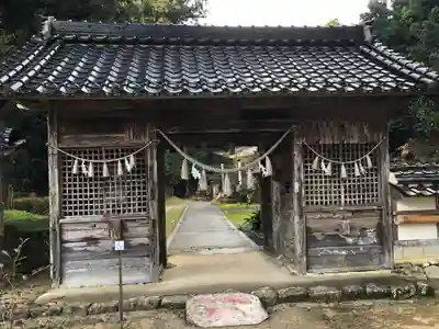 粟鹿神社の山門・神門