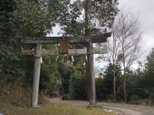 請田神社の鳥居