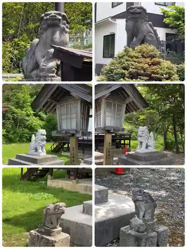 浦河神社の狛犬