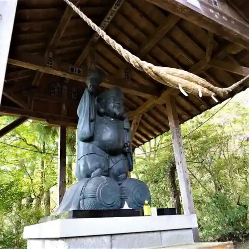  岳温泉神社 の像