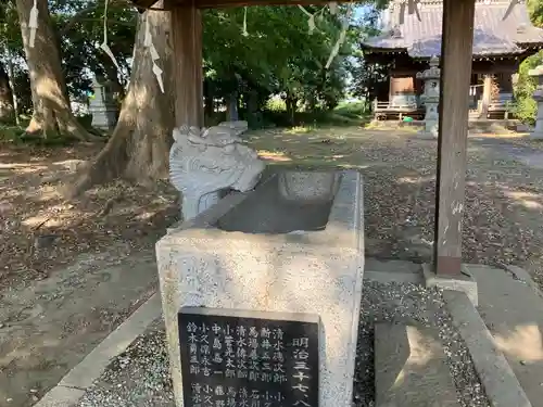 八幡神社の手水