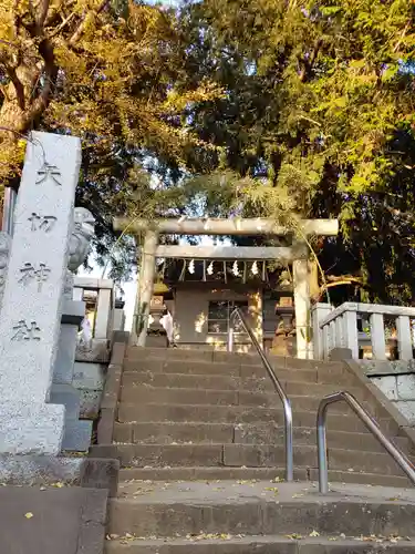 矢切神社の鳥居