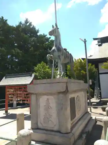 道通神社の狛犬