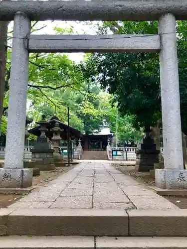 碑文谷八幡宮の鳥居