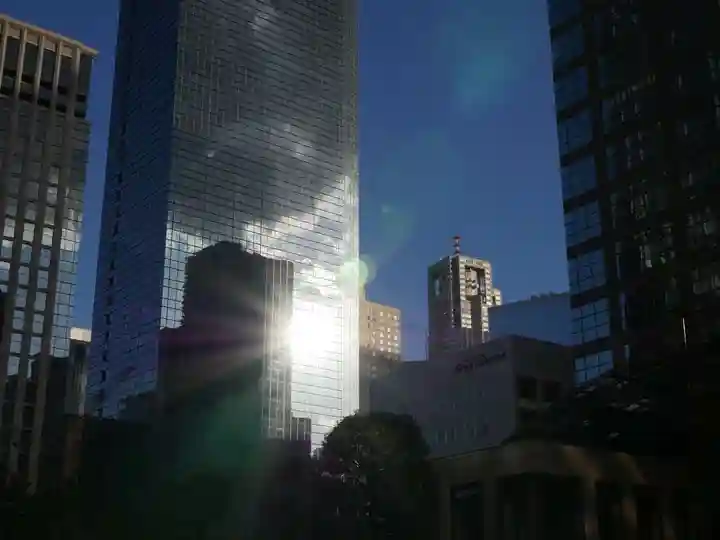 成子天神社の周辺