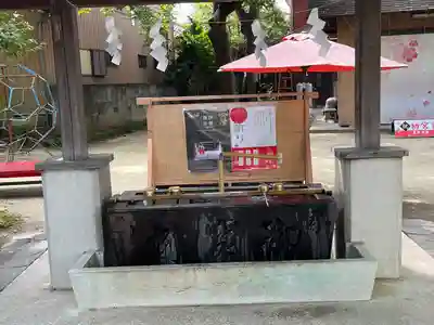 越谷香取神社の手水舎