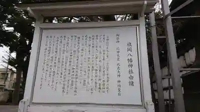 旗岡八幡神社の歴史