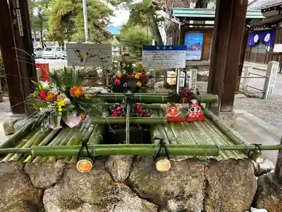 建部大社の手水舎