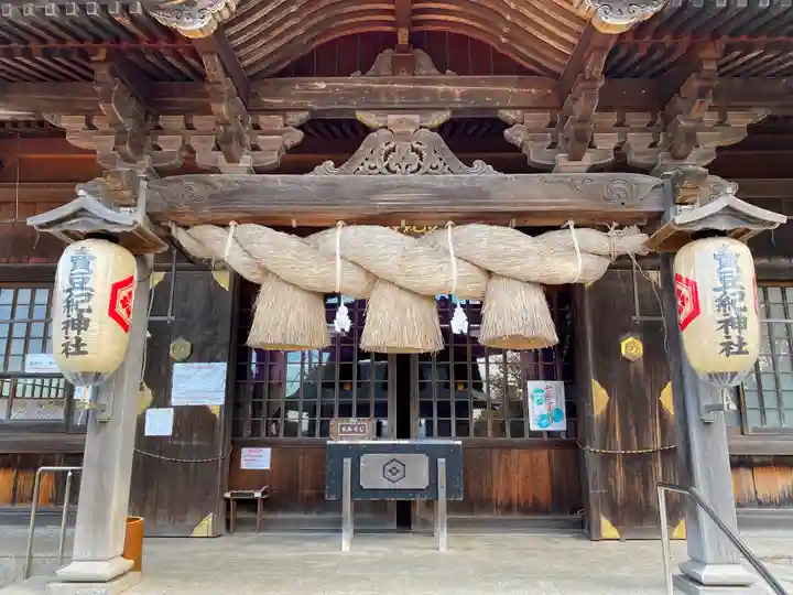 賣豆紀神社の本殿・本堂