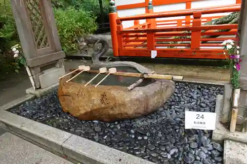 鞍馬寺の手水舎