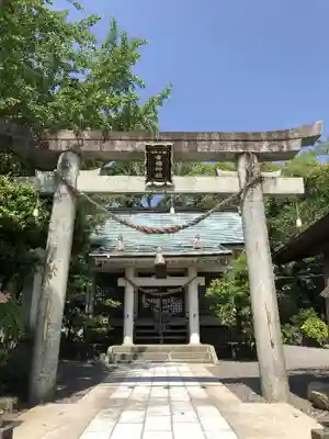 幸福神社の鳥居