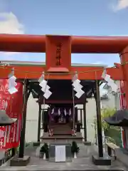 穏田神社の鳥居