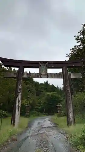 稻田神社の鳥居