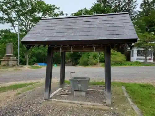 留辺蘂神社の手水舎