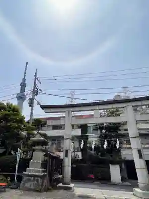 高木神社の鳥居