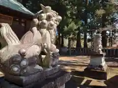 中野谷神社の狛犬