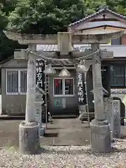 津田八幡神社の鳥居