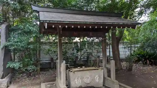 上連雀神明社の手水舎