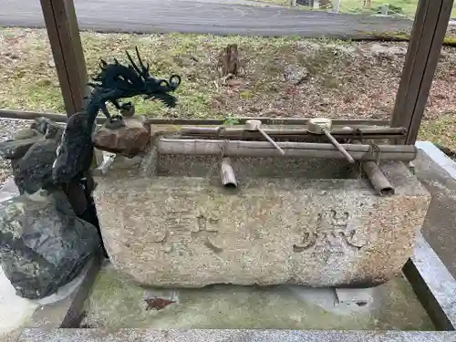 黒田神社の手水舎