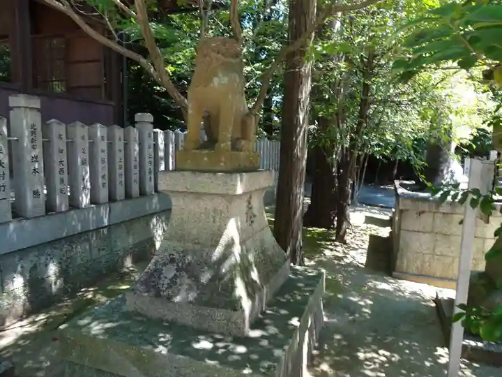 野口神社の狛犬
