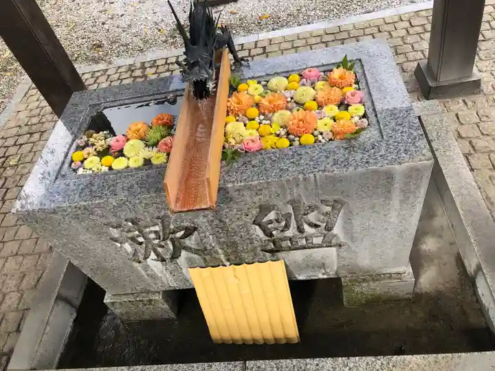 川越八幡宮の手水舎