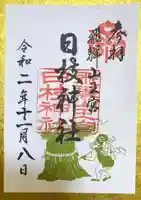 日枝神社の御朱印