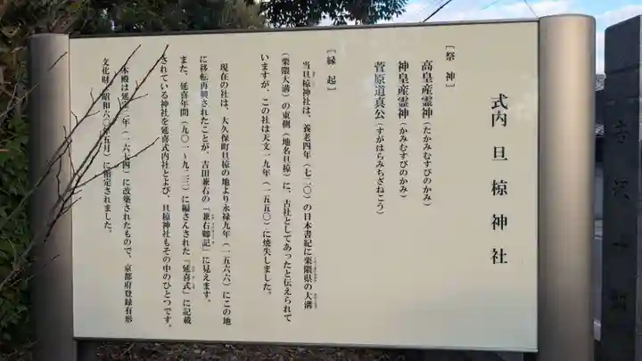 旦椋神社の歴史