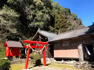 万江阿蘇神社の本殿・本堂