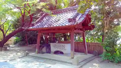 白山媛神社（上条白山媛神社）の手水舎