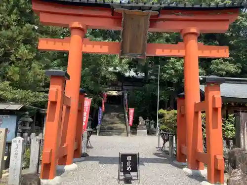 敢國神社の鳥居