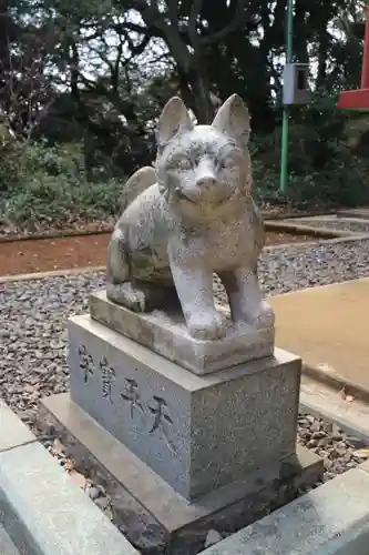 百草八幡神社の狛犬