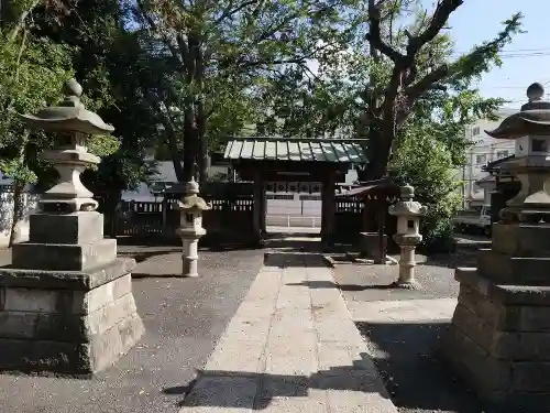 馬込八幡神社の塔