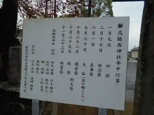 高橋西神社の建物その他