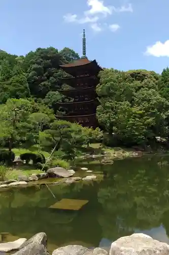 瑠璃光寺の庭園