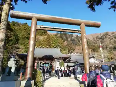 大山阿夫利神社の鳥居