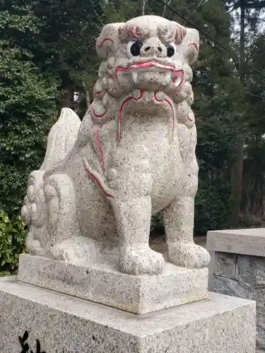 湯崎野神社の狛犬