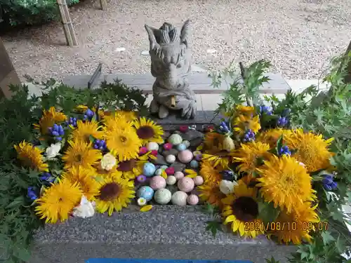 滑川神社 - 仕事と子どもの守り神の手水