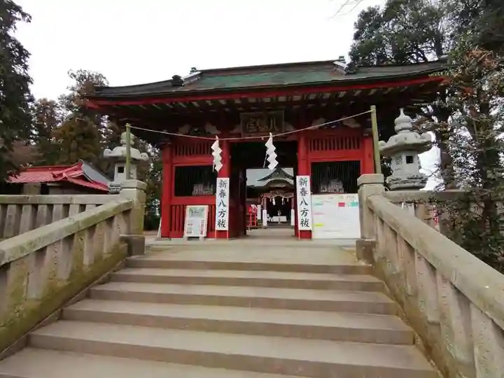 長沼八幡宮の山門・神門