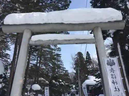 長沼神社の鳥居