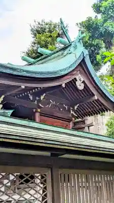 白金氷川神社の本殿・本堂