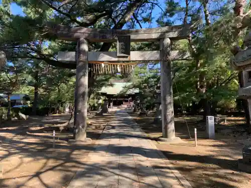 篠山神社の鳥居