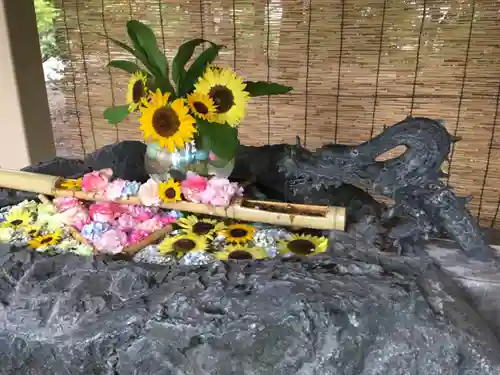 厚別神社の手水舎