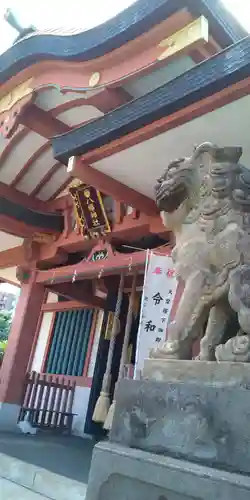 鮫州八幡神社の狛犬