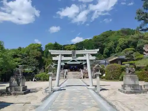 鶴羽根神社の景色